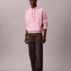 Premium Terry Relaxed Monogram Fleece Hoodie Premium Terry Relaxed Monogram Fleece Hoodie