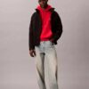 Premium Terry Relaxed Monogram Fleece Hoodie Premium Terry Relaxed Monogram Fleece Hoodie
