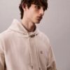 Premium Terry Relaxed Monogram Fleece Hoodie