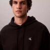 Premium Terry Relaxed Monogram Fleece Hoodie
