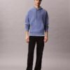 Premium Terry Relaxed Monogram Fleece Hoodie