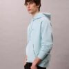 Premium Terry Relaxed Monogram Fleece Hoodie Premium Terry Relaxed Monogram Fleece Hoodie