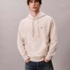 Premium Terry Relaxed Monogram Fleece Hoodie