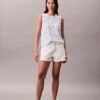 Printed Chiffon Sleeveless Top Printed Chiffon Sleeveless Top