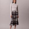 Printed Flared Midi Skirt Printed Flared Midi Skirt