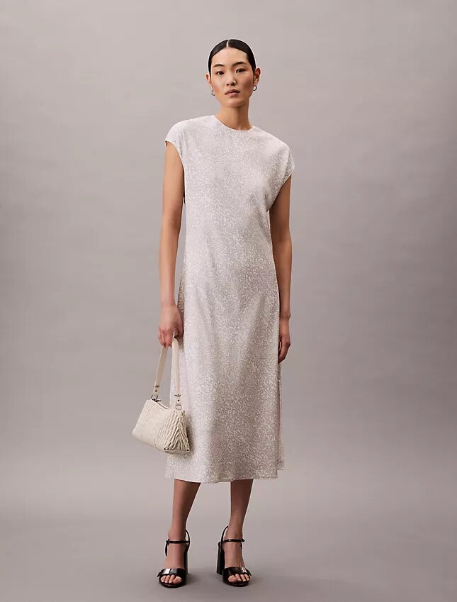 Printed Midi Sheath Dress Printed Midi Sheath Dress