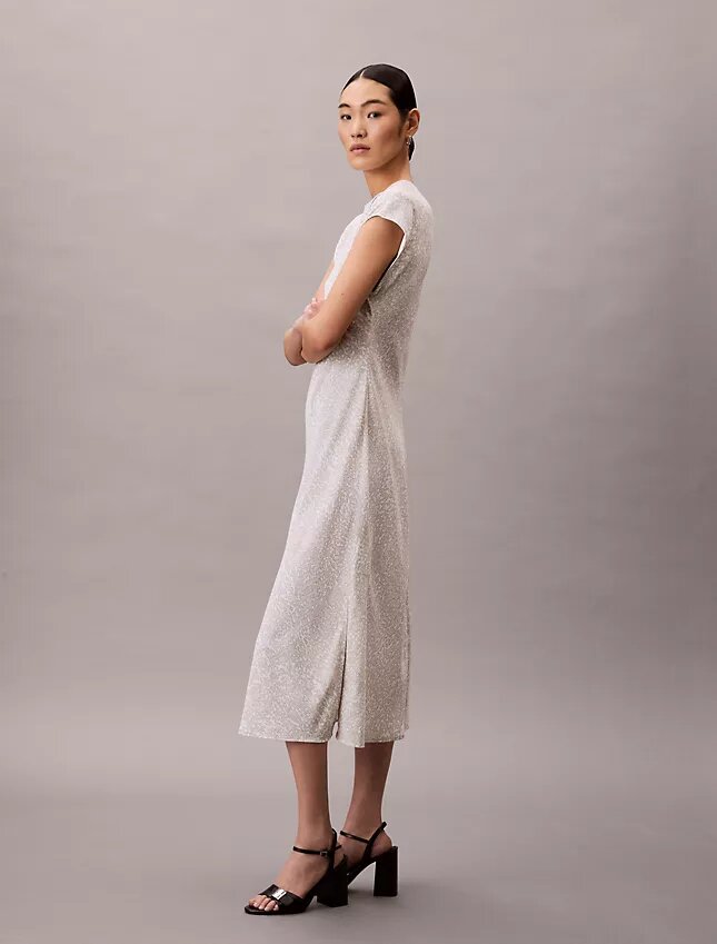 Printed Midi Sheath Dress Printed Midi Sheath Dress
