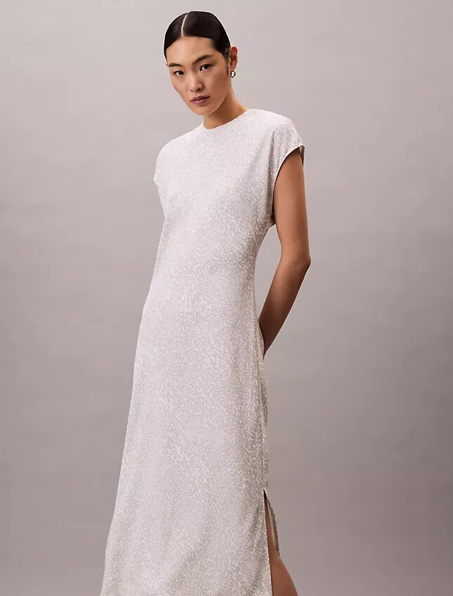 Printed Midi Sheath Dress Printed Midi Sheath Dress