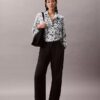 Printed Relaxed Utility Button-Down Shirt Printed Relaxed Utility Button-Down Shirt