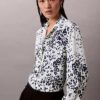 Printed Relaxed Utility Button-Down Shirt Printed Relaxed Utility Button-Down Shirt
