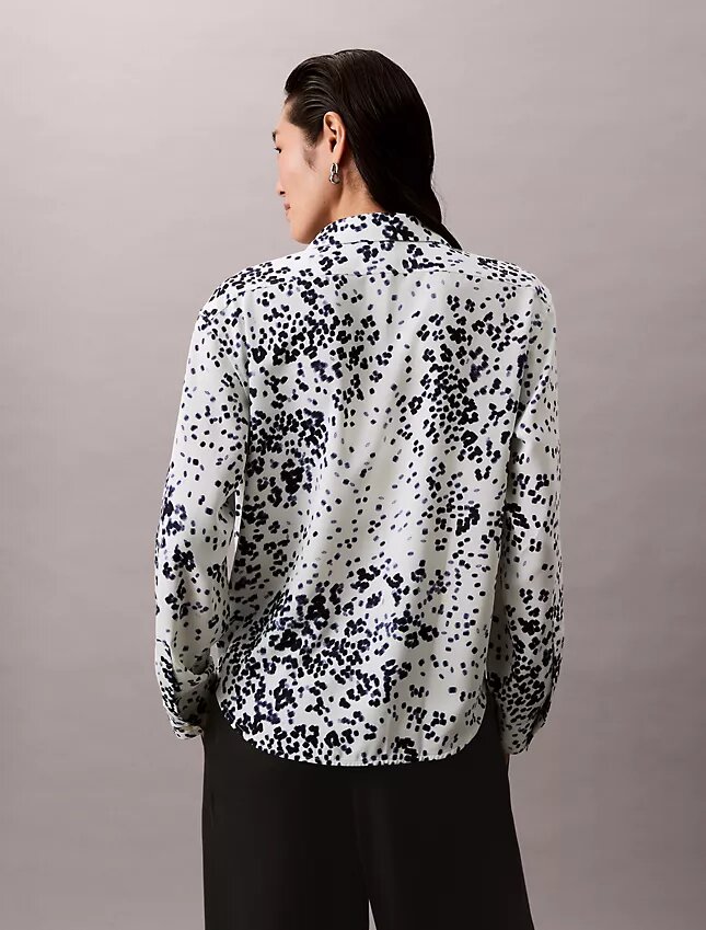 Printed Relaxed Utility Button-Down Shirt Printed Relaxed Utility Button-Down Shirt