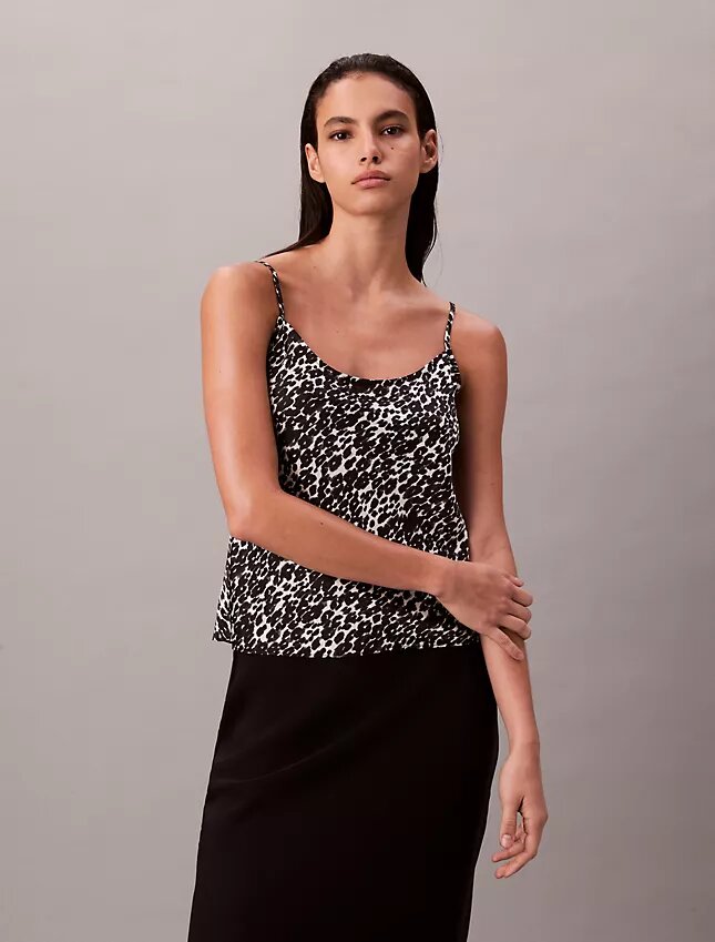 Printed Satin Cami Printed Satin Cami