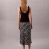 Printed Satin Midi Skirt Printed Satin Midi Skirt
