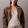Printed Satin V-Neck Blouse Printed Satin V-Neck Blouse