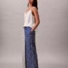 Printed Viscose Twill Wide Leg Pants Printed Viscose Twill Wide Leg Pants