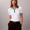 Quarter Zip Classic Polo Shirt
