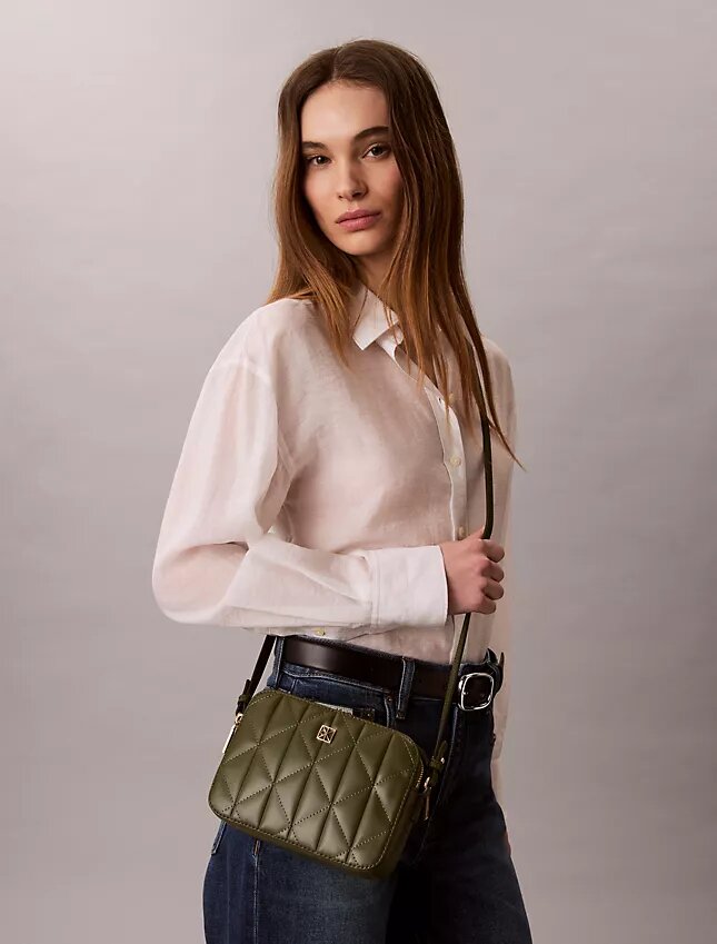 Quilted Emblem Logo Camera Bag Quilted Emblem Logo Camera Bag