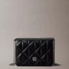Quilted Emblem Logo Mini Chain Bag Quilted Emblem Logo Mini Chain Bag
