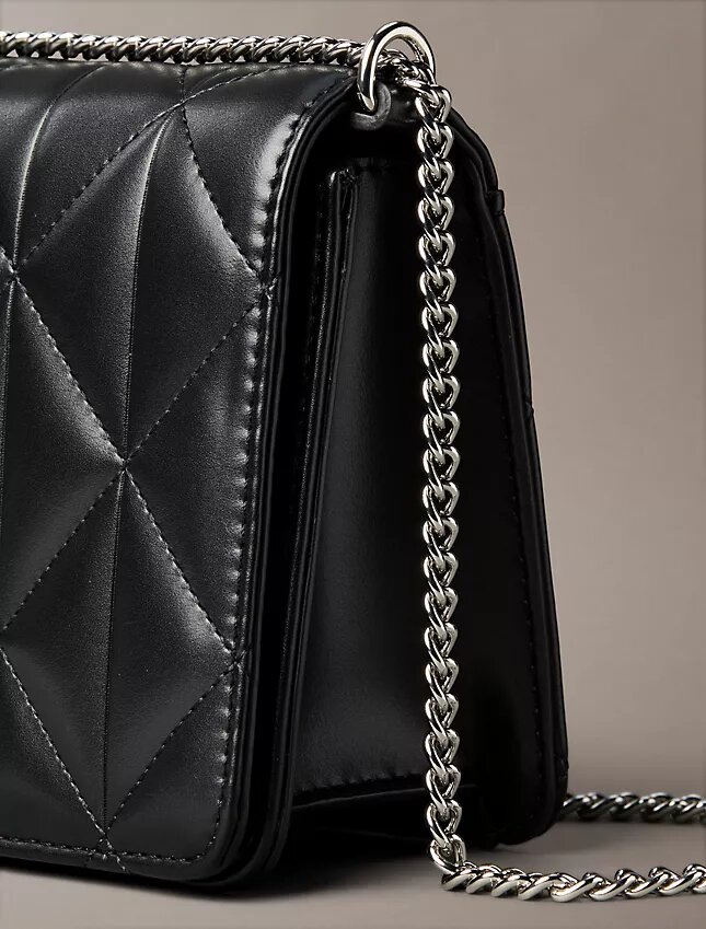 Quilted Emblem Logo Mini Chain Bag Quilted Emblem Logo Mini Chain Bag