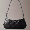 Quilted Emblem Logo Small Shoulder Bag Quilted Emblem Logo Small Shoulder Bag