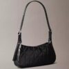 Quilted Emblem Logo Small Shoulder Bag Quilted Emblem Logo Small Shoulder Bag