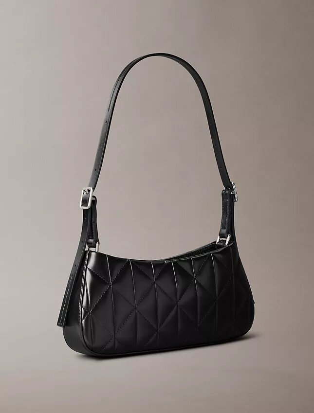 Quilted Emblem Logo Small Shoulder Bag Quilted Emblem Logo Small Shoulder Bag