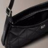 Quilted Emblem Logo Small Shoulder Bag Quilted Emblem Logo Small Shoulder Bag