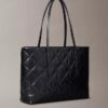 Quilted Emblem Logo Small Tote Bag Quilted Emblem Logo Small Tote Bag