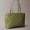 Quilted Emblem Logo Small Tote Bag Quilted Emblem Logo Small Tote Bag