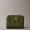 Quilted Emblem Logo Zip Flap Wallet Quilted Emblem Logo Zip Flap Wallet