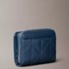 Quilted Emblem Logo Zip Flap Wallet Quilted Emblem Logo Zip Flap Wallet