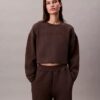 Quilted Fleece Sleep Sweatshirt Quilted Fleece Sleep Sweatshirt