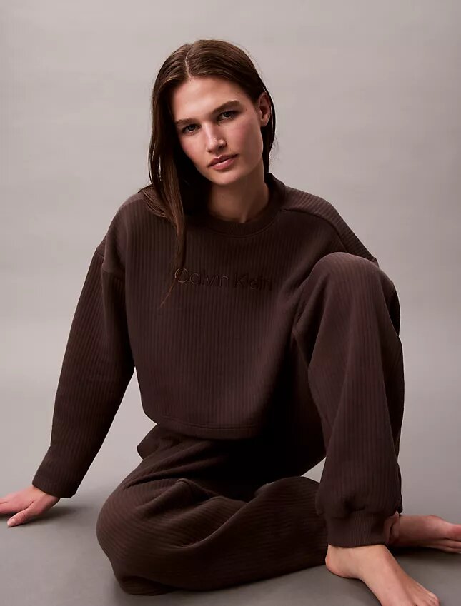 Quilted Fleece Sleep Sweatshirt Quilted Fleece Sleep Sweatshirt