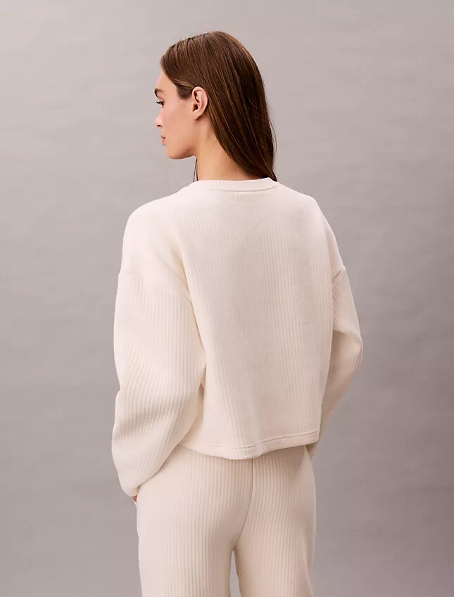 Quilted Fleece Sleep Sweatshirt Quilted Fleece Sleep Sweatshirt