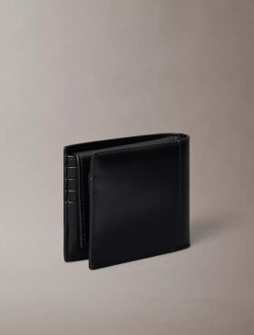 Raised Logo Bifold Wallet with Card Case Raised Logo Bifold Wallet with Card Case