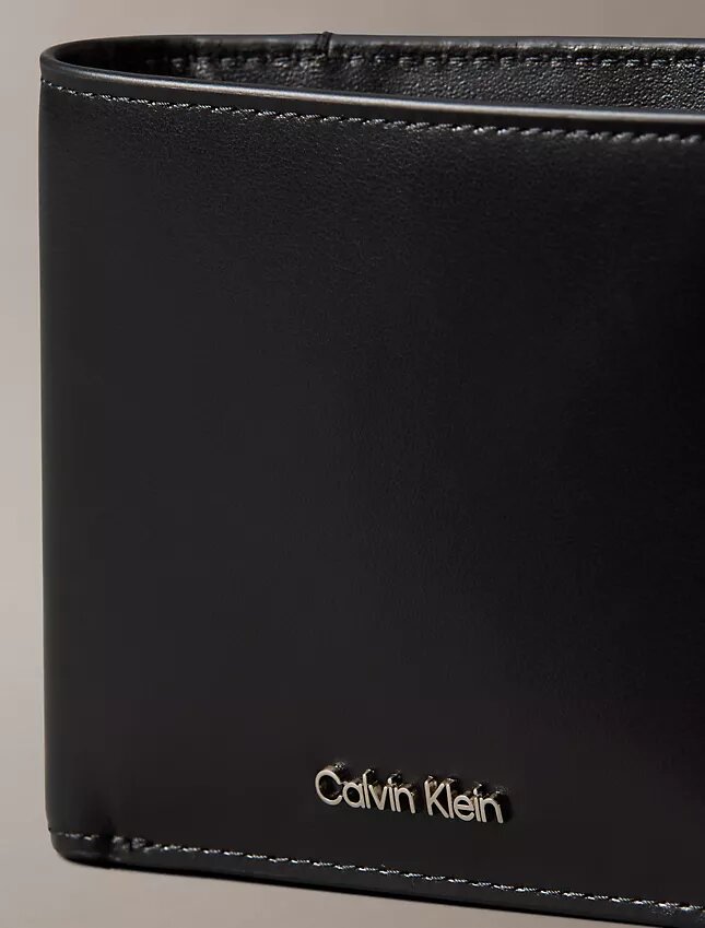 Raised Logo Bifold Wallet with Coin Pouch Raised Logo Bifold Wallet with Coin Pouch