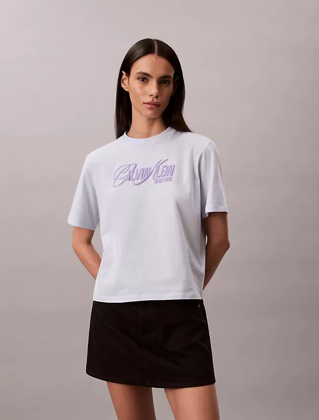 Raised Logo Graphic Boxy T-Shirt Raised Logo Graphic Boxy T-Shirt
