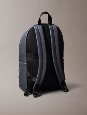 Raised Logo Round Backpack