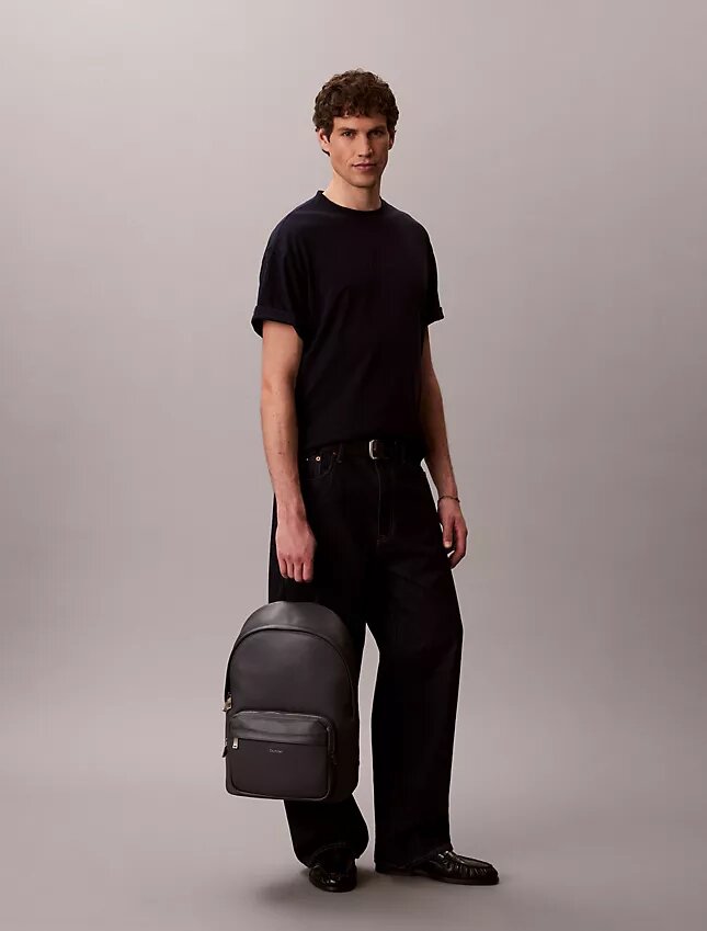 Raised Logo Round Backpack Raised Logo Round Backpack