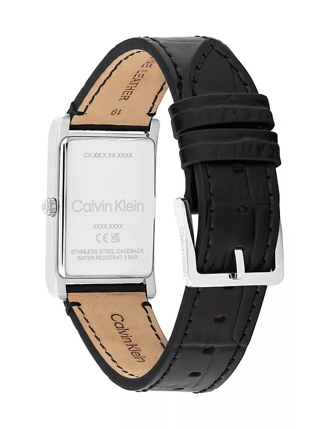 Rectangle Dial Leather Strap Watch Rectangle Dial Leather Strap Watch