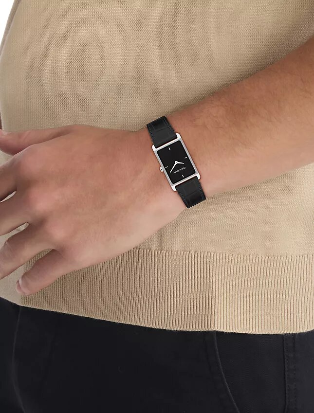 Rectangle Dial Leather Strap Watch Rectangle Dial Leather Strap Watch