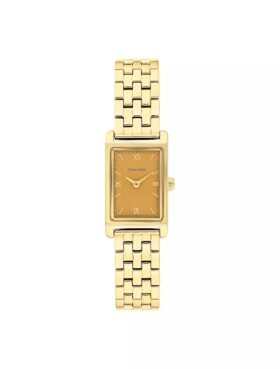 Rectangle Dial Link Bracelet Watch