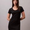 Refined Cotton Midi Dress