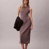 Refined Jersey Gathered Dress