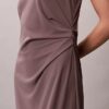 Refined Jersey Gathered Dress