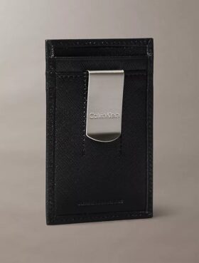 Refined Saffiano Card Case + Money Clip Refined Saffiano Card Case + Money Clip