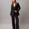 Refined Stretch Wide Leg Trouser Refined Stretch Wide Leg Trouser
