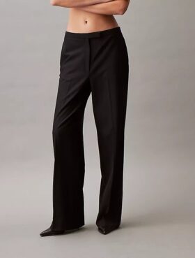 Refined Stretch Wide Leg Trouser Refined Stretch Wide Leg Trouser