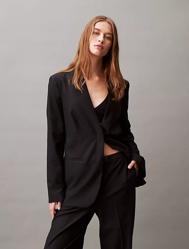 Refined Stretch Wide Leg Trouser Refined Stretch Wide Leg Trouser