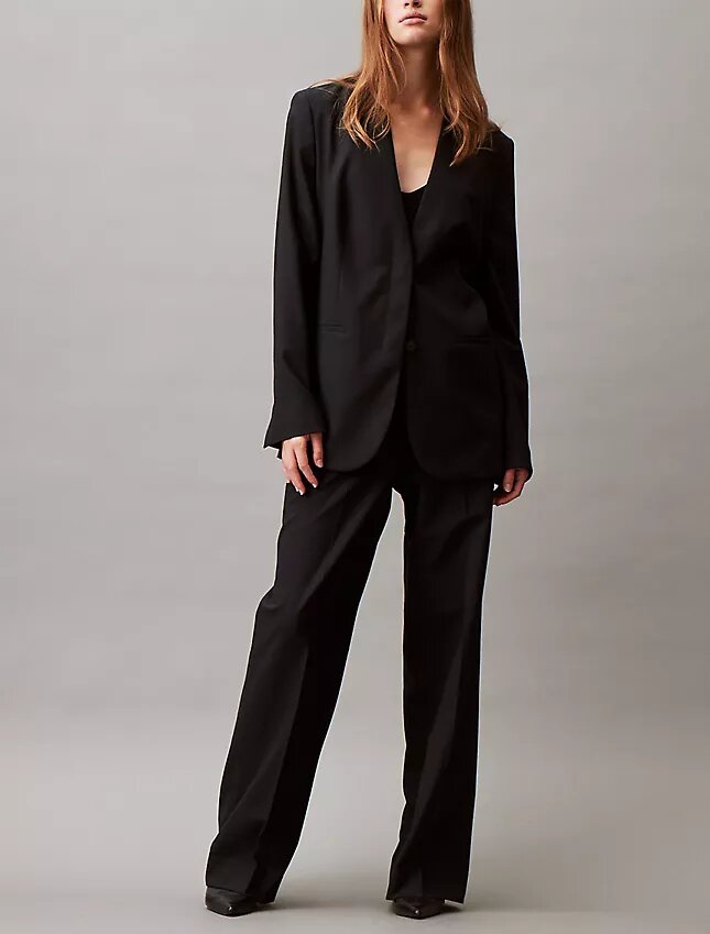 Refined Stretch Wide Leg Trouser Refined Stretch Wide Leg Trouser